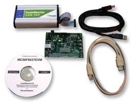 MC56F8037EVM - NXP - MC56F8037EVM - Evaluation Kit, MC56F8037 MCU, USB-Tap, RS232, 56800/E, Built In RS-232 Communication