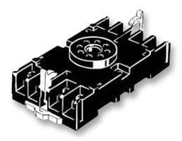 8PFA1 - OMRON INDUSTRIAL AUTOMATION - 8PFA1 - Relay Socket, DIN Rail, Panel, Screw, 8 Pins, 10 A