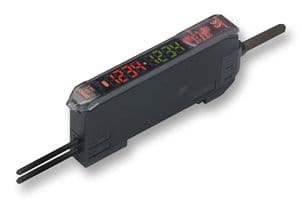 E3XDA41S - OMRON INDUSTRIAL AUTOMATION - E3XDA41S - Fiber Optic Amplifier Unit, E3X-DA-S Series, PNP, Red LED, 650 nm, Pre-wired, 12 to 24 Vdc