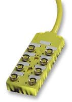 BTY800P-FBP-050 - MOLEX - BTY800P-FBP-050 - Splitter Box, Micro-Change® Multi Port, M12, 5 Pole, 8 Ports, 5 m Cable