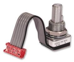 62S11-M5-020C - GRAYHILL - 62S11-M5-020C - Rotary Encoder, Optical, Incremental, 32 PPR, 32 Detents, Vertical, With Push Switch