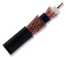 1189A 0101000 - BELDEN - 1189A 0101000 - Coaxial Cable, Quad Shield CATV, RG6, Copper Coated Steel, 7.47 mm, 75 ohm, Black