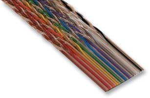 1700/14SF - 3M - 1700/14SF - Ribbon Cable, Twisted Pair Flat, Unscreened, 14 Core, 28 AWG, 100 ft, 30.5 m