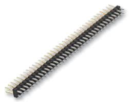 77313-101-18LF - AMPHENOL COMMUNICATIONS SOLUTIONS - 77313-101-18LF - Pin Header, Vertical, Board-to-Board, 2.54 mm, 2 Rows, 18 Contacts, Through Hole Straight