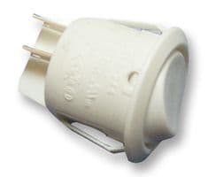 R13-244A5-02-WW-0A - MULTICOMP PRO - R13-244A5-02-WW-0A - Rocker Switch, Round, On-Off, DPST, Non Illuminated, Panel Mount, White, R13