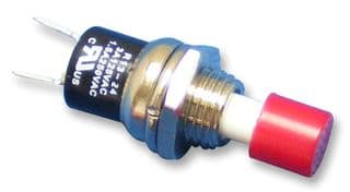 R13-24A-05-BR - MULTICOMP PRO - R13-24A-05-BR - Pushbutton Switch, R13-24, 7.2 mm, SPST-NO, Off-(On), Round, Red
