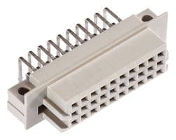 116-80064 - EPT - 116-80064 - DIN 41612 Connector, Type R/3, 30 Contacts, Receptacle, 2.54 mm, 3 Row, a + b + c