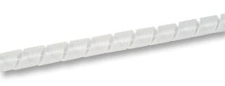 161-45200 SBPTFE9-PTFE-NA - HELLERMANNTYTON - 161-45200 SBPTFE9-PTFE-NA - Spiral Wrap, 0.354 ", 9 mm, PTFE, Natural, 16 ft, 5 m