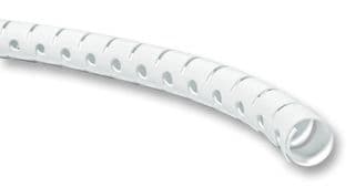 161-64207 HWPP16-PP-WH - HELLERMANNTYTON - 161-64207 HWPP16-PP-WH - Spiral Wrap, Helawrap, 0.551 ", 14 mm, Polypropylene, White, 82 ft, 25 m