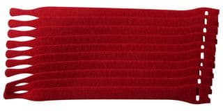 130-00014 TEXTIE M-PA66/PP-RD - HELLERMANNTYTON - 130-00014 TEXTIE M-PA66/PP-RD - Hook & Loop Fastener, 8 ", 200 mm, 0.5 ", 12.5 mm, Red