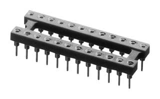 64-9518-10 - ARIES - 64-9518-10 - IC & Component Socket, 64 Contacts, DIP, 2.54 mm, 518, 22.86 mm, Beryllium Copper