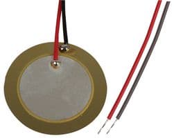 ABT-441-RC - MULTICOMP PRO - ABT-441-RC - Piezo Element, Sounder, 4200 Hz, 0.02 µF, 27 mm Diameter, 0.52 mm Height, Wire Leaded