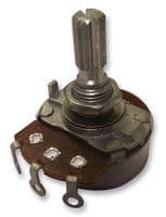 P231-QC20BR10K - TT ELECTRONICS / BI TECHNOLOGIES - P231-QC20BR10K - Rotary Potentiometer, Conductive Plastic, 10 kohm, 1 Turns, Linear, 500 mW, ± 20%, P231 Series