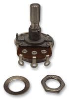 P231-QC20BR500K - TT ELECTRONICS / BI TECHNOLOGIES - P231-QC20BR500K - Rotary Potentiometer, Conductive Plastic, 500 kohm, 1 Turns, Linear, 500 mW, ± 20%, P231 Series