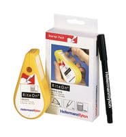 SPRO200-1401-WH - HELLERMANNTYTON - SPRO200-1401-WH - Wire Marker, RiteOn® Starter Pack, Label Dispenser,150 White Labels & Black Marker Pen, Write On