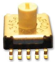 A6KS-102RS - OMRON ELECTRONIC COMPONENTS - A6KS-102RS - Rotary Switch, 10 Position, A6KS Series