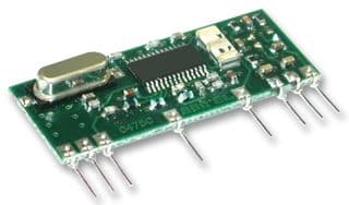 RX-4MM5 - AUREL - RX-4MM5 - 434 MHz AM OOK Super-HET Receiver, 433.92 MHz Frequency, High Selectivity and Sensibility