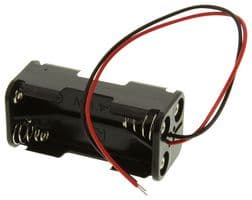 HH-3631 - BUD INDUSTRIES - HH-3631 - Battery Holder, AAA, 4 x Through Hole, Wire Leads
