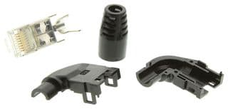 TM11APA-88P(03) - HIROSE / HRS - TM11APA-88P(03) - Modular Connector, RJ45 Plug, 1 x 1 (Port), 8P8C, Cat3, Cable Mount