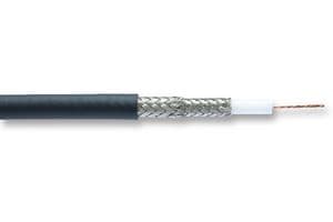 1505F B591000 - BELDEN - 1505F B591000 - Coaxial Cable, Brilliance®, RG59, Copper, 6.15 mm, 75 ohm, Black