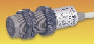 S5-5B3-32+REFLECTOR - DATASENSOR - S5-5B3-32+REFLECTOR - Photoelectric Sensor, S5 Series, Tubular, Axial, Retroreflective, 3 m, NPN / PNP, 10 V to 30 V