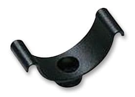 201-10020 C2-PA6HIR-BK - HELLERMANNTYTON - 201-10020 C2-PA6HIR-BK - Fastener, Cradle Clip Base, Screw Mount Cable Clamp, Nylon 6.6 (Polyamide 6.6), Black, 35 mm