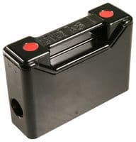 RS63HFTG - GE POWER CONTROLS - RS63HFTG - Fuseholder, Front Connected, 660V, 63A, HRC, Screw Clamp, Red Spot, Black