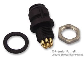 99-9228-00-08 - BINDER - 99-9228-00-08 - Circular Connector, Miniature Circular Connector, 620 Series, Panel Mount Receptacle, 8 Contacts