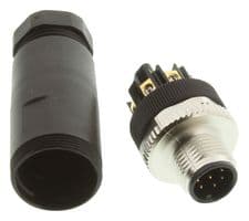 99-0487-12-08 - BINDER - 99-0487-12-08 - Circular Connector, Standard Circular Connector, 763 Series, Cable Mount Plug, 8 Contacts