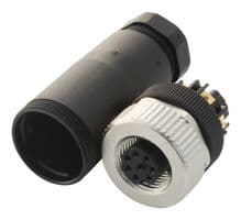 99-0486-12-08 - BINDER - 99-0486-12-08 - Circular Connector, Standard Circular Connector, 713 Series, Cable Mount Receptacle, 8 Contacts