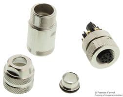 99-1486-812-08 - BINDER - 99-1486-812-08 - Circular Connector, Standard Circular Connector, 763 Series, Cable Mount Receptacle, 8 Contacts