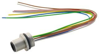 09-3481-00-08 - BINDER - 09-3481-00-08 - Circular Connector, Circular Industrial, 763 Series, Panel Mount Plug, 8 Contacts, Solder Pin