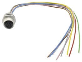 09-3482-00-08 - BINDER - 09-3482-00-08 - Circular Connector, Circular Industrial, 763 Series, Panel Mount Receptacle, 8 Contacts