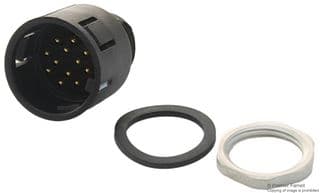 99-9135-00-12 - BINDER - 99-9135-00-12 - Circular Connector, Miniature Circular Connector, 720 Series, Panel Mount Plug, 12 Contacts