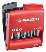 E.612PB - FACOM - E.612PB - Bit Set, 10 Series, Phillips, Pozidrive, Torx, 8 Piece