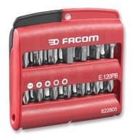 E.120PB - FACOM - E.120PB - Bit Set, Slotted, Phillips, Pozidrive, Torx, 28 Piece