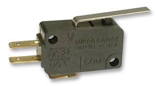 V7-1C17D8-022 - HONEYWELL - V7-1C17D8-022 - Microswitch, Miniature, Roller Lever, SPDT, Quick Connect, Solder, 15 A, 250 V