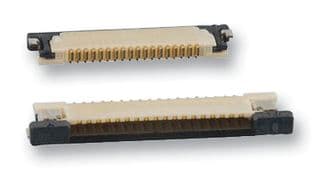 1-1734742-6 - TE CONNECTIVITY - 1-1734742-6 - FFC / FPC Board Connector, 0.5 mm, 16 Contacts, FPC, Surface Mount, 1 Row