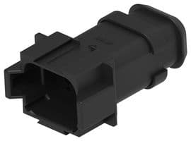 DT04-08PA-CE09 - DEUTSCH - TE CONNECTIVITY - DT04-08PA-CE09 - Automotive Connector Housing, DT, Receptacle, 8 Ways, DT Series Pin Contacts, Thermoplastic Body