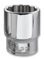 J.17 - FACOM - J.17 - Square Drive Socket, 17 mm, 9.525 mm