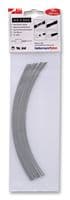 308-30162 HIS-3-BAG-1.5/0.5-PO-X-GY - HELLERMANNTYTON - 308-30162 HIS-3-BAG-1.5/0.5-PO-X-GY - Heat Shrink Tubing, 3:1, 0.059 ", 1.5 mm, Grey, 7.87 ", 200 mm