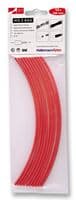308-30311 HIS-3-BAG-3/1-PO-X-RD - HELLERMANNTYTON - 308-30311 HIS-3-BAG-3/1-PO-X-RD - Heat Shrink Tubing, 3:1, 0.118 ", 3 mm, Red, 7.87 ", 200 mm