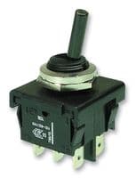 1824.1101-01 - MARQUARDT - 1824.1101-01 - Toggle Switch, DPDT, Non Illuminated, 1820 Series, Panel Mount, 6 A