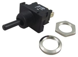 1828.1101-01 - MARQUARDT - 1828.1101-01 - Toggle Switch, On-Off-On, SPDT, Non Illuminated, 1820 Series, Panel Mount, 6 A