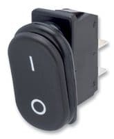 1838.3901-01 - MARQUARDT - 1838.3901-01 - Rocker Switch, On-Off-On, SPDT, Non Illuminated, Panel Mount, Red, 1830 Series