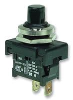 1841.1101-01 - MARQUARDT - 1841.1101-01 - Pushbutton Switch, 1840 Series, 12 mm, SPST, On-Off, Round, Black