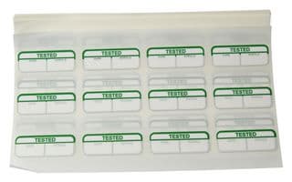 7827646 - MULTICOMP PRO - 7827646 - Label, Self Adhesive, 15 mm, 40 mm, Vinyl, Tested