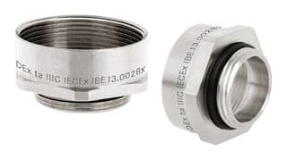 52104582 - LAPP - 52104582 - Enlarger, Skindicht® ME-M Atex, Nickel Plated Brass, M20/M25 x 1.5, For Cable Glands, Pk 10