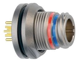 HEN.0M.303.XLNP - LEMO - HEN.0M.303.XLNP - Circular Connector, Standard Circular Connector, 0M Series, Panel Mount Receptacle, 3 Contacts