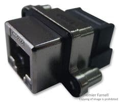 MRJ538001 - AMPHENOL COMMUNICATIONS SOLUTIONS - MRJ538001 - Modular Connector, RJ45 Jack, 1 x 1 (Port), 8P8C, Cat5, IP67, Through Hole Mount